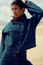 Noella Denim Jakke Kalifa Vintage Blue Wash