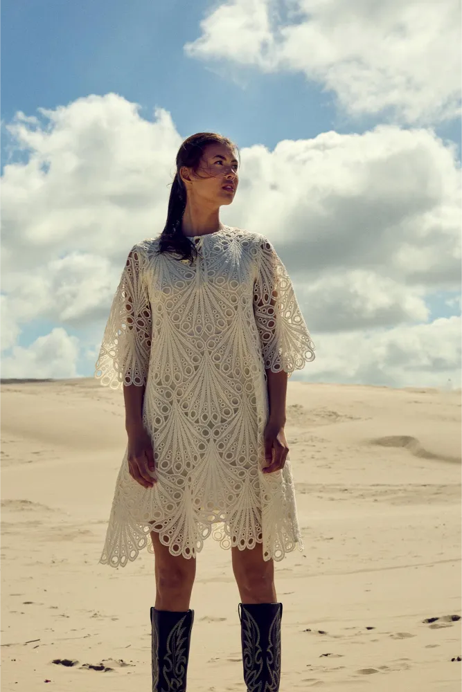 Noella Kjole Kalona Hvid