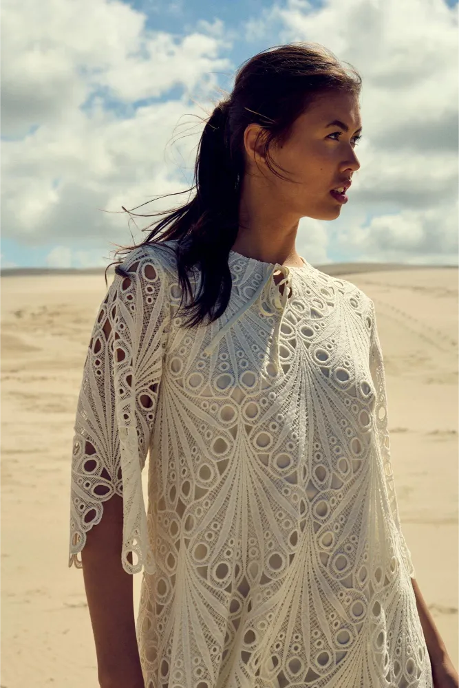 Noella Kjole Kalona Hvid