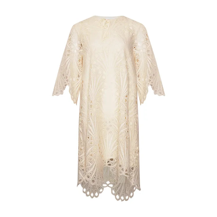 Noella Kjole Kalona Hvid