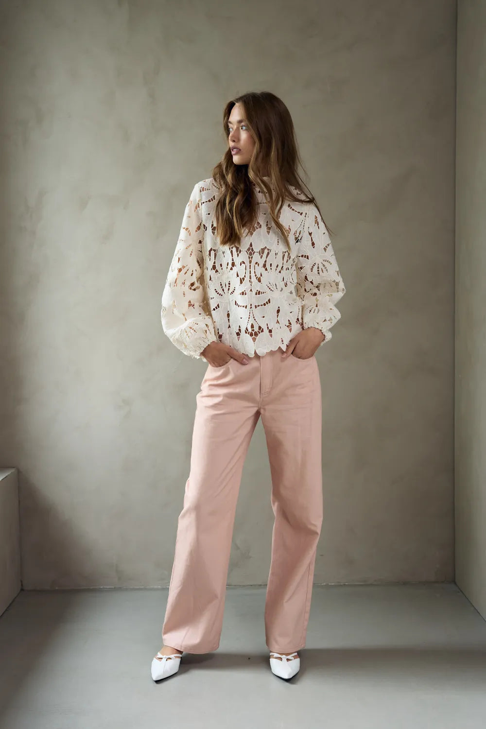 Noella Bukser Katy Washed Pink