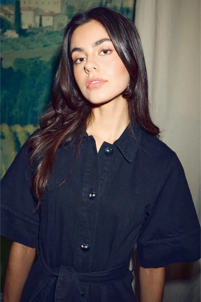 Noella Kjole Denim Keisley Sort