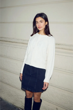 Noella Cardigan Strik Kyanna Creme