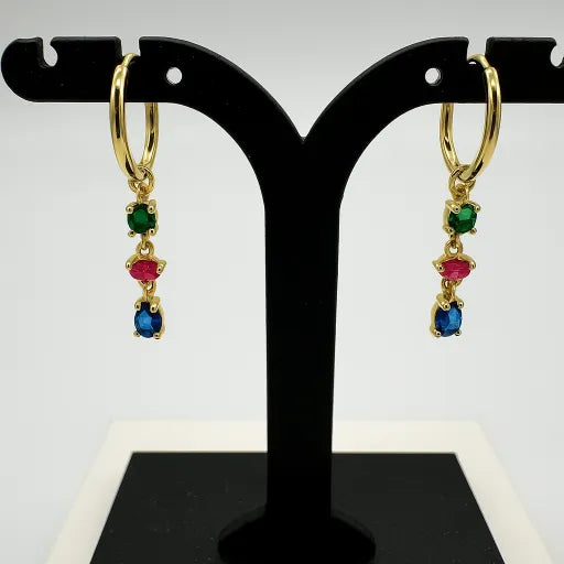 MK Øreringe i farver