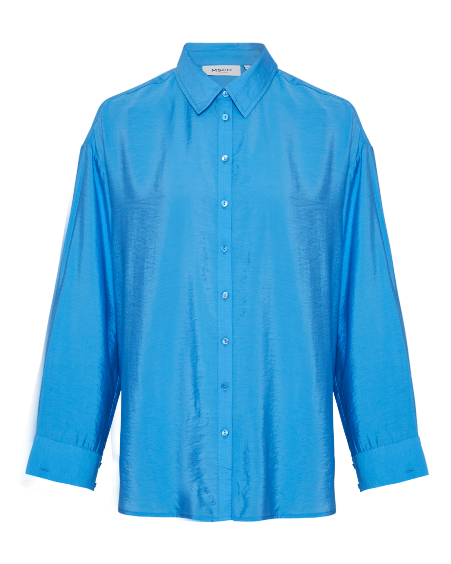 Moss Copenhagen Skjorte Audia Blå