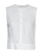 Moss Copenhagen Hør Skjorte Claritta Hvid