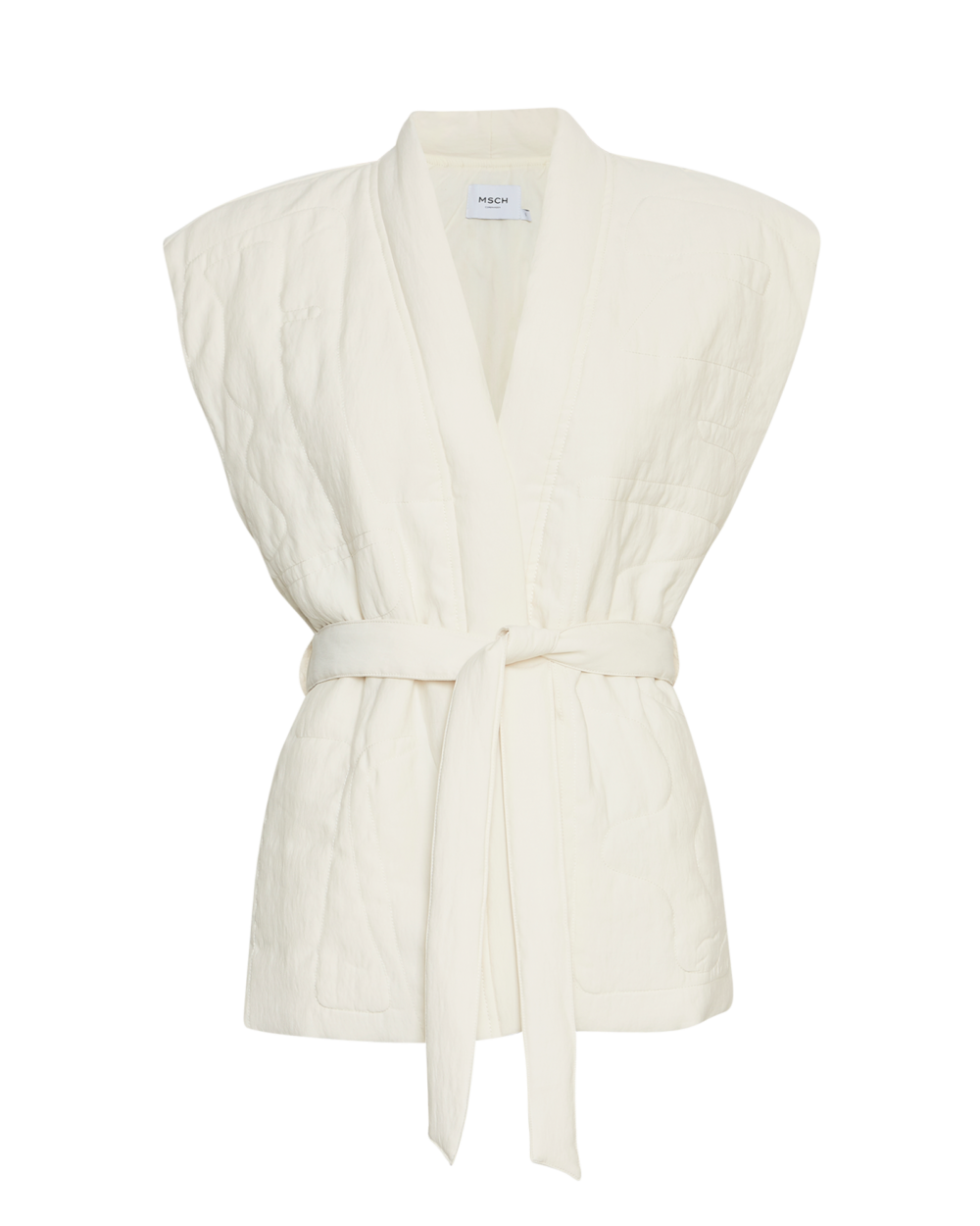 Moss Copenhagen Vest Edelmira Hvid