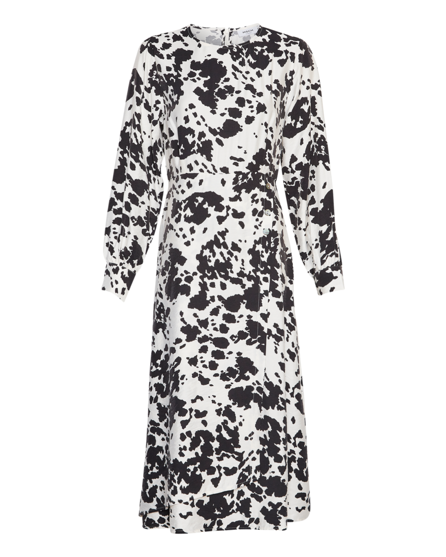 Moss Copenhagen Kjole Karalynn Sort/Hvid
