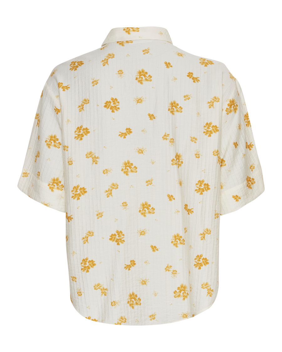 Moss Copenhagen Skjorte Rojan Vlora Gul