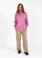 Coster Copenhagen Basic Oversized Skjorte Magenta