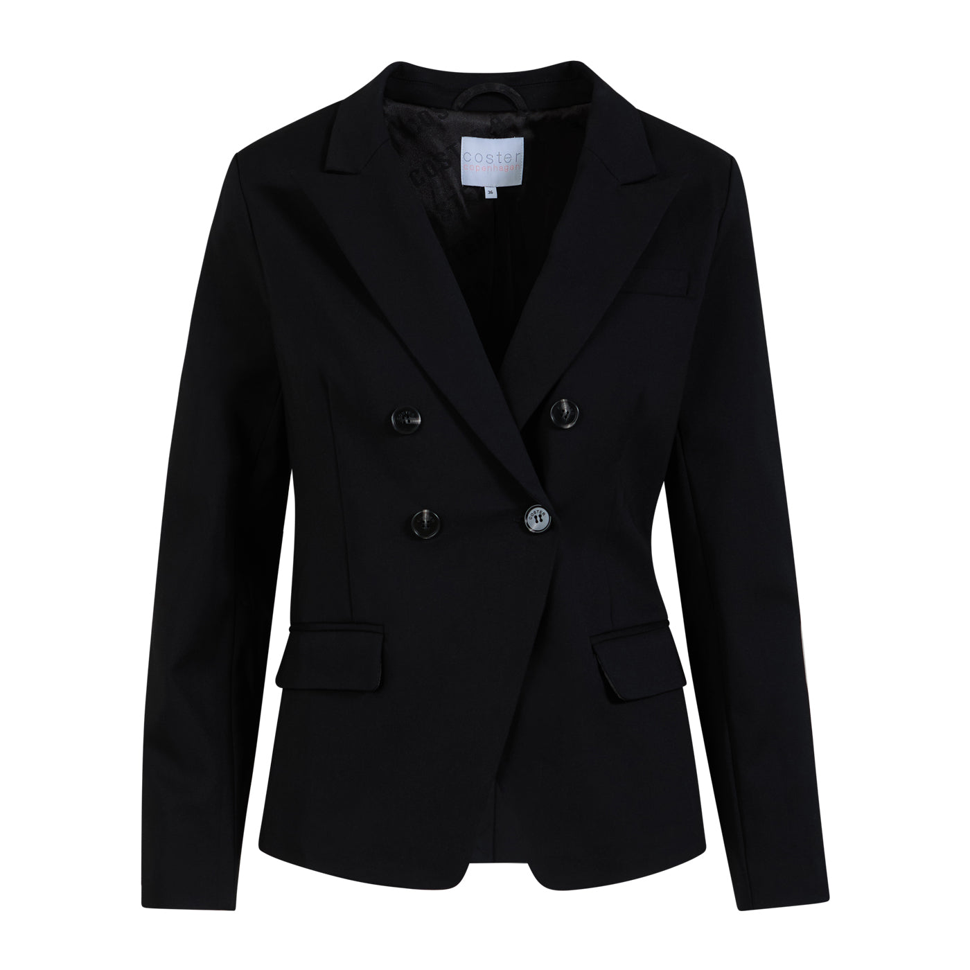 Coster Copenhagen Blazer dobbeltradet Sort