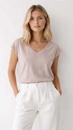 CC Heart T-shirt V-hals Basic