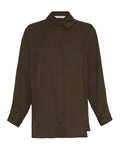 Moss Copenhagen Skjorte Genette Brun
