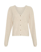 Moss Copenhagen Strik Klaka Cardigan Hvid