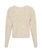 Moss Copenhagen Strik Klaka Cardigan Hvid