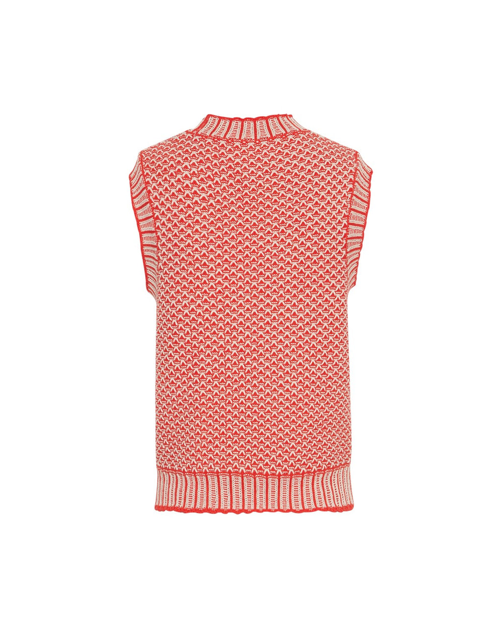 Moss Copenhagen Strik Vest Pilla Rød