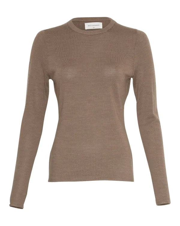 Moss Copenhagen Strik Rigmor Avalina Brun