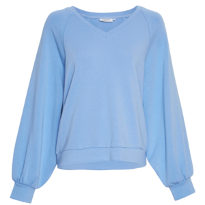 Moss Copenhagen Sweatshirt Nelina Ima Q Blå