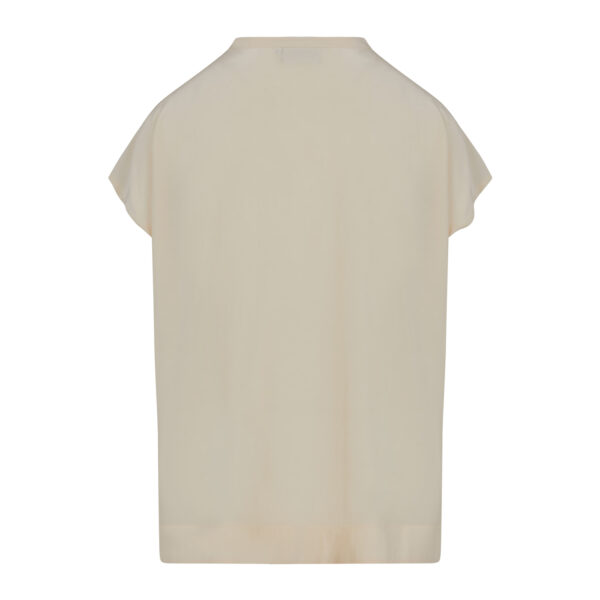 Coster Copenhagen Top med krave Creme - Image 2