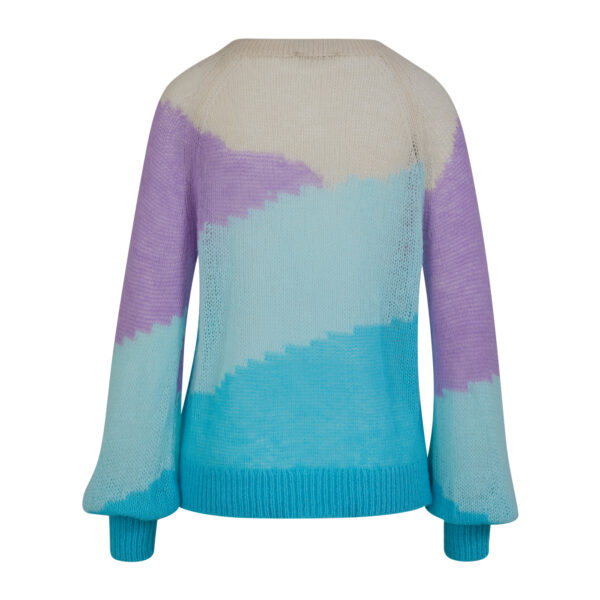 Coster Copenhagen Strik Intarsia Blå - Image 2
