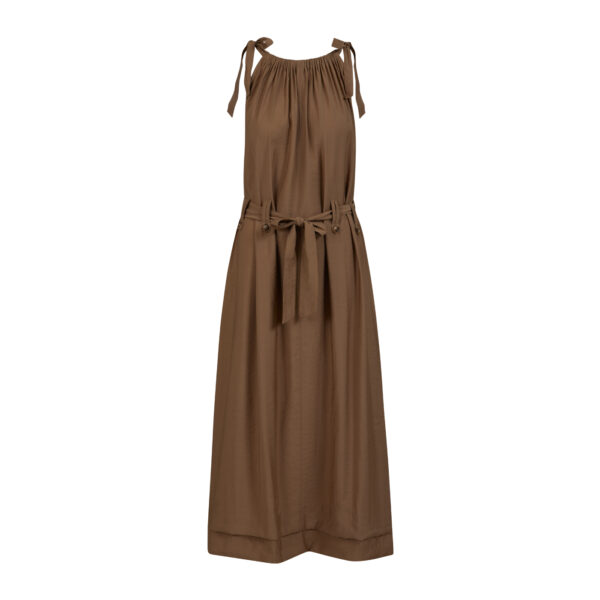 Coster Copenhagen Sommer Kjole m. bælte Beige