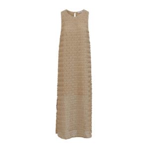 Coster Copenhagen Kjole m. struktur Sand - 40