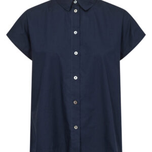 Nümph Kortærmet Skjorte Nugua - 40, Dress Blues