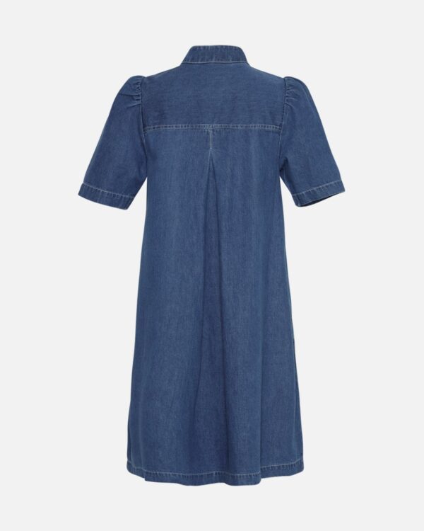 Moss Copenhagen Kjole Shayla Blå Denim - Image 2