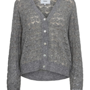 Nümph Cardigan Nurietta Pointelle Grå