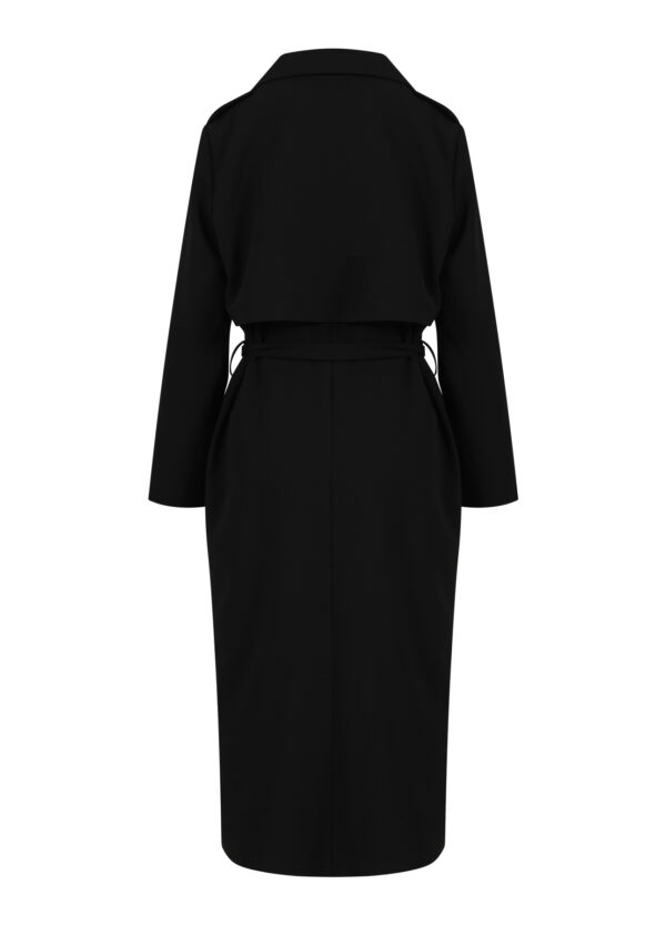 Coster Copenhagen Trench Coat Sort - Image 5