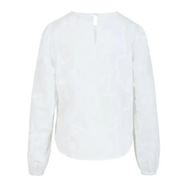 Coster Copenhagen Bluse Ballon Ærmer Off White - Image 4
