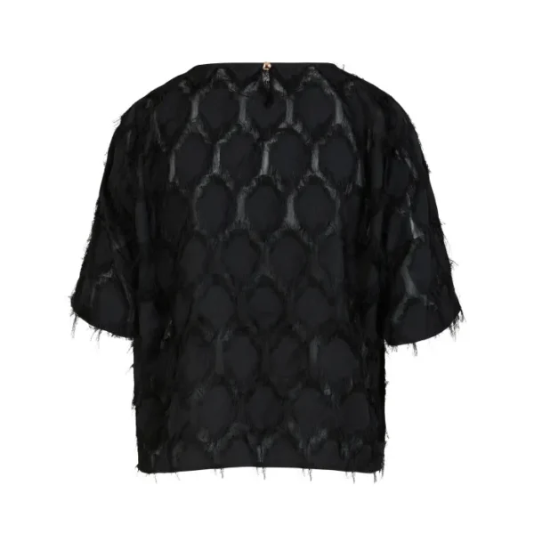 Coster Copenhagen Top m. Frynser Sort - Image 5