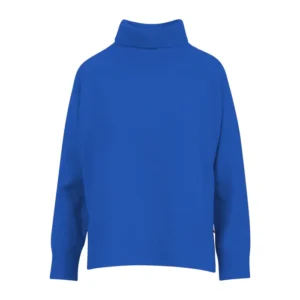 Coster Copenhagen Strik Rullekrave Blå - XL, Cobalt Blue
