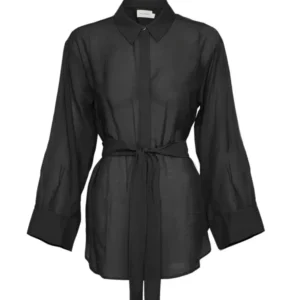Moss Copenhagen Skjorte Carcella Sort - L/XL