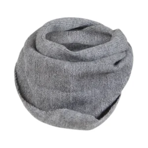 CC Heart Trekant Tørklæde Small - Dark Grey Melange