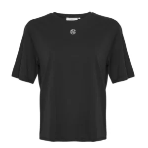 Moss Copenhagen T-shirt Malea Icon Tee Sort - L/XL, Sort