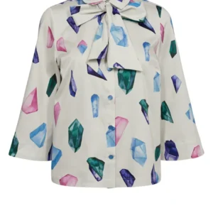 Nümph Skjorte Nucrystal Bow Tie - 44