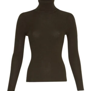 Moss Copenhagen Rib Strik Rigmor Avalina Brun - XL