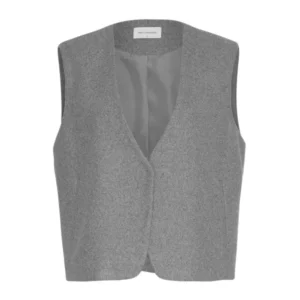 Moss Copenhagen Vest Rikkelisa Grå - M