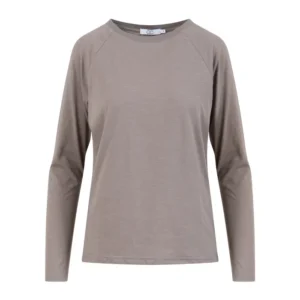 CC Heart Basic Langærmet T-shirt - XL, Dark Mud