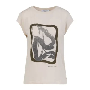 CC Heart Basic T-shirt M. Art Print - XL, Creme