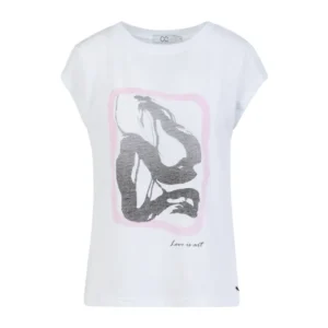 CC Heart Basic T-shirt M. Art Print - L, White