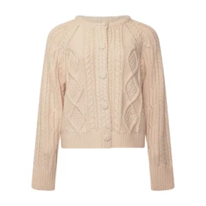 Noella Cardigan Strik Kyanna Creme - L/XL