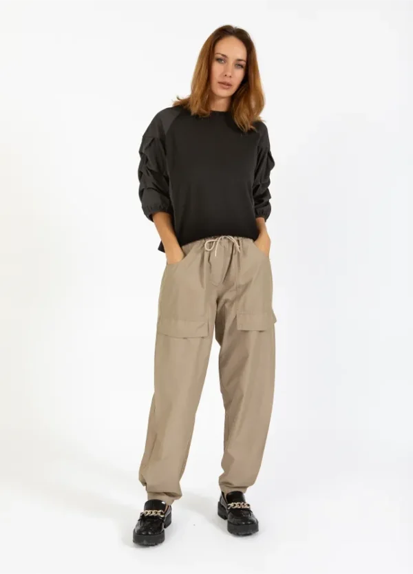 Coster Copenhagen Bluse M. Puff Ærme Sort - Image 4