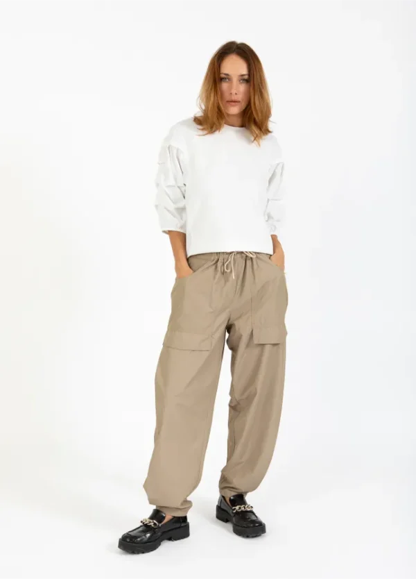 Coster Copenhagen Bluse M. Puff Ærme Hvid - Image 4