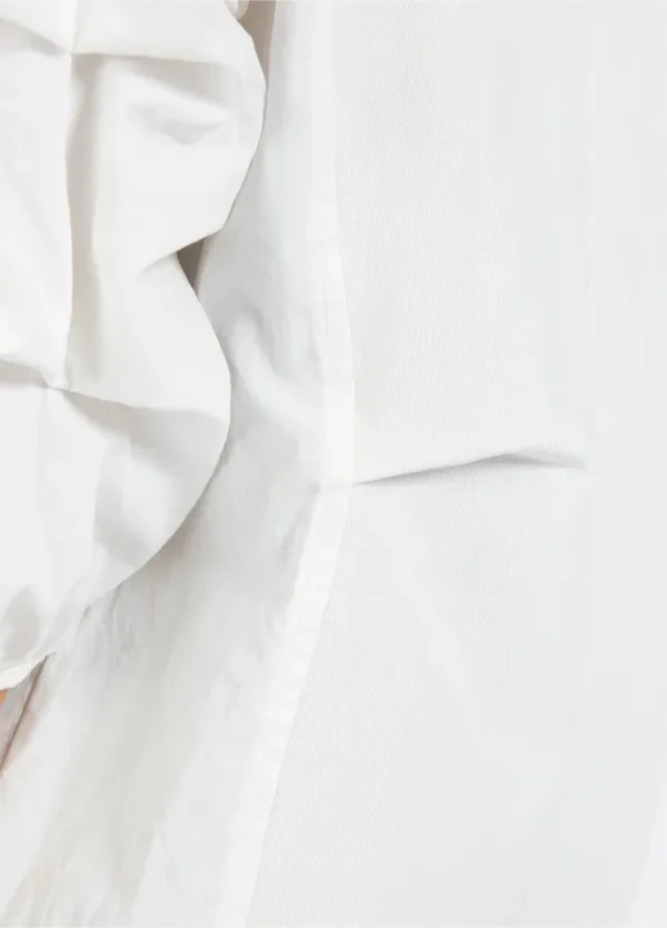 Coster Copenhagen Bluse M. Puff Ærme Hvid - Image 8