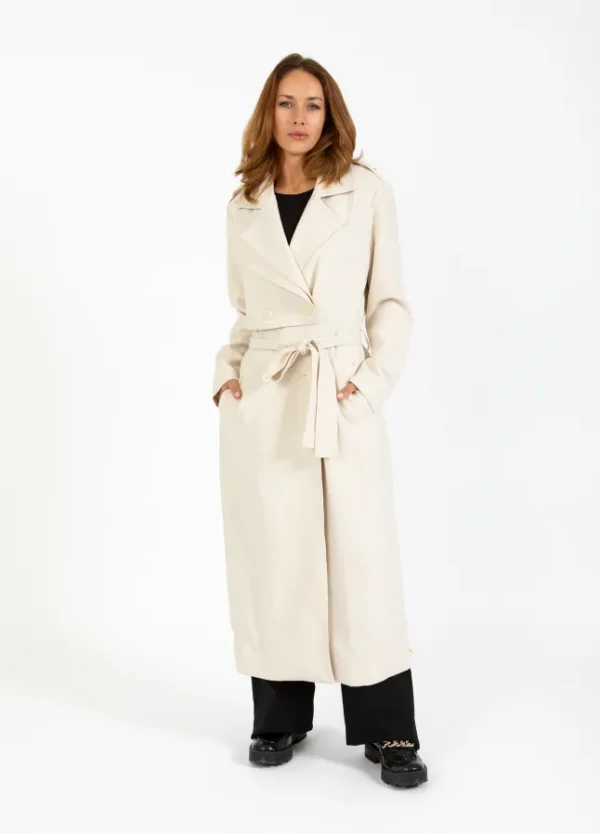 Coster Copenhagen Trenchcoat Creme - Image 2