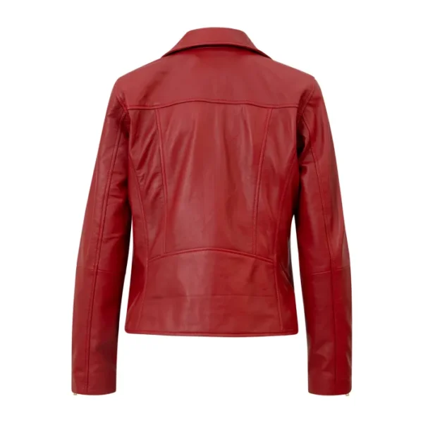 Coster Copenhagen Skind Jakke Lipstick Red - Image 2