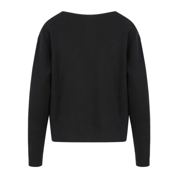 CC Heart Strik Cardigan Sort - Image 2