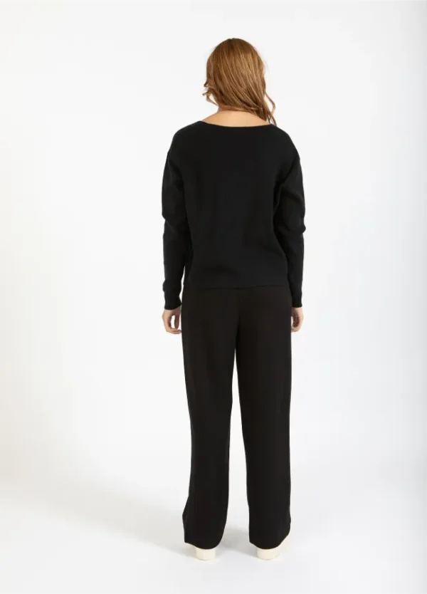 CC Heart Strik Cardigan Sort - Image 4